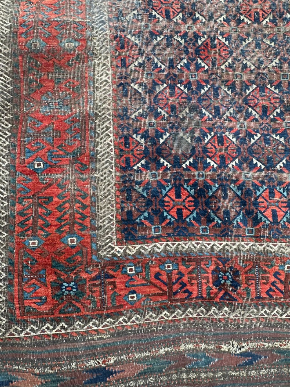 A fine antique north west Persian rug View IX