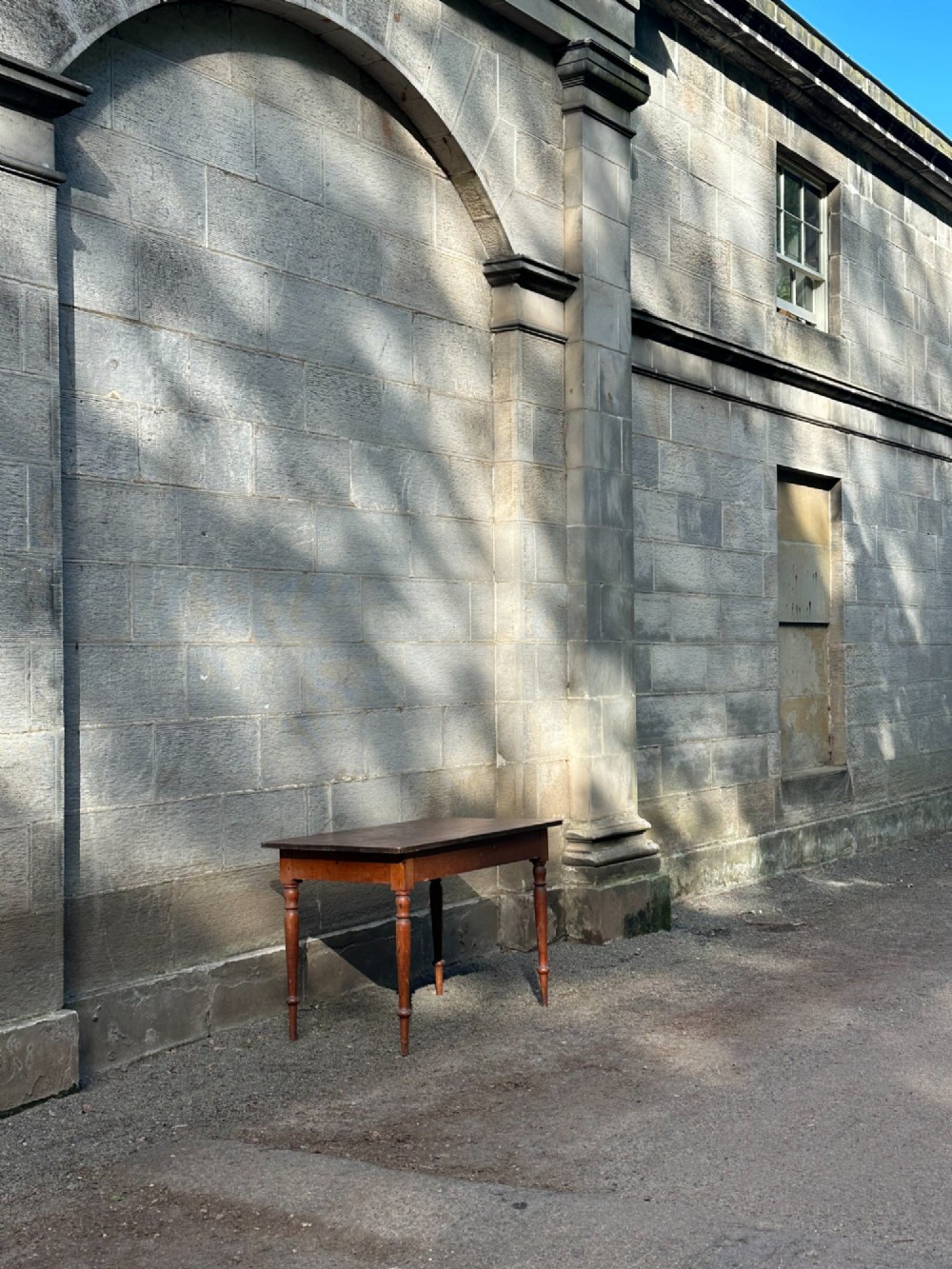 A Scottish late 19th century pine kitchen table View VII