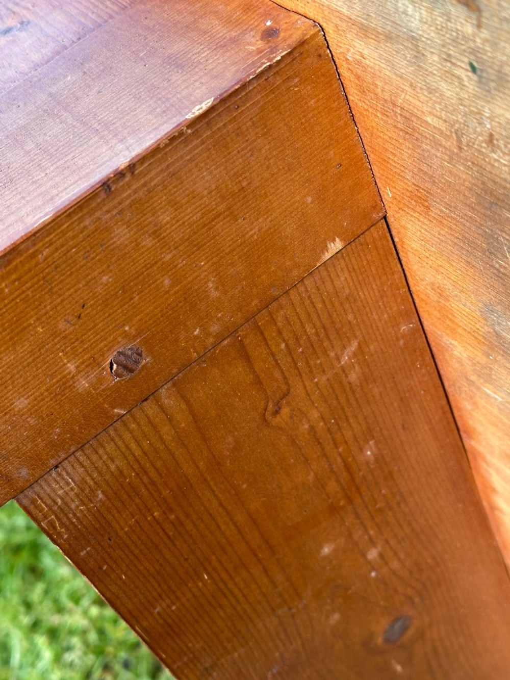 A Scottish late 19th century pine kitchen table View VIII