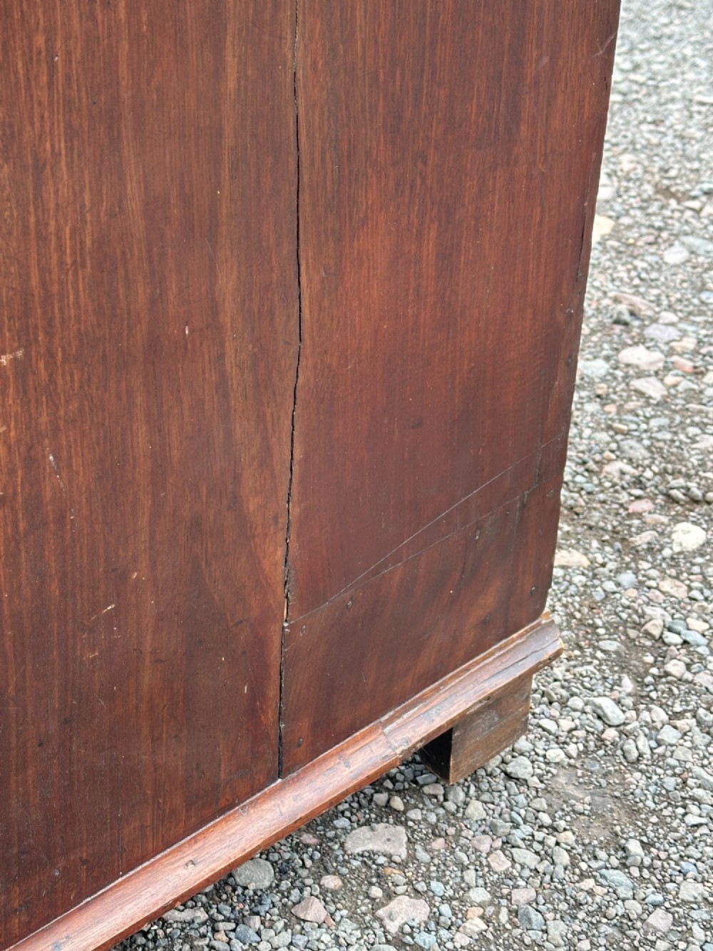A Scottish George III mahogany mule chest, attributed to the workshop of Francis and William (Deacon) Brodie, Edinburgh, mid-18th century. View XI
