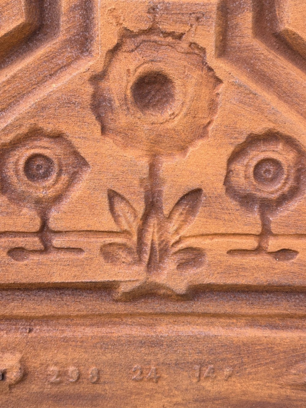 A Victorian Aesthetic Movement cast iron bedroom fire grate, c.1880's View VII