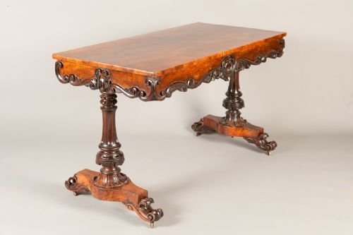 Victorian Walnut Centre Table/sofa Table