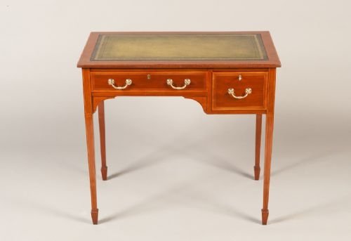 Edwardian Inlaid Mahogany Writing Table
