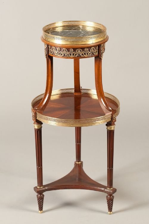 19th C. Circular 3 Tier Etagere