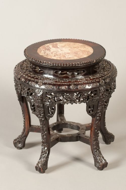 Good Quality Oriental Hardwood Carved Stand