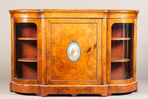 Victorian Walnut Credenza