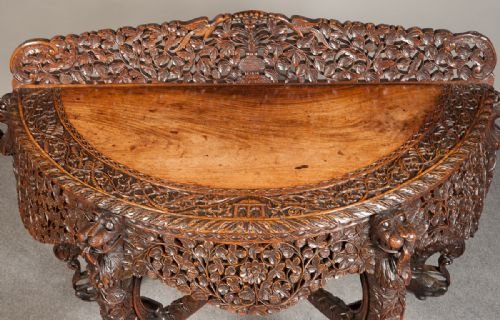 fig 1. Anglo-Indian Console Table.