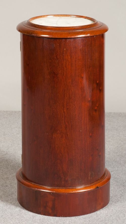 Victorian Mahogany Cylindrical Cupboard