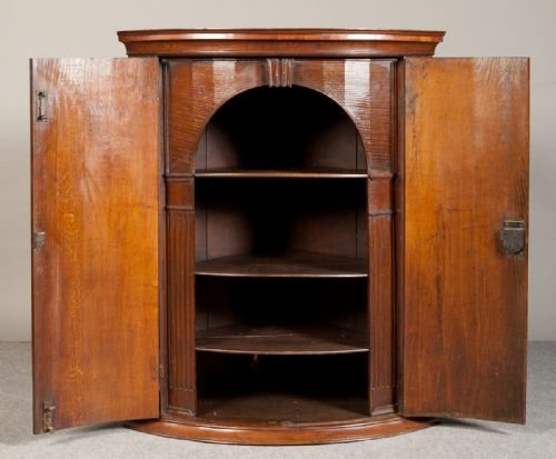 18th Century Oak Corner Cabinet