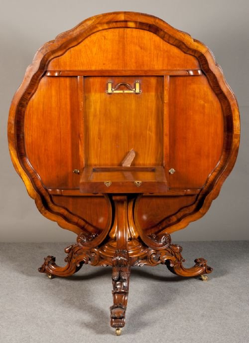 fig 1. Superb Large Walnut Table