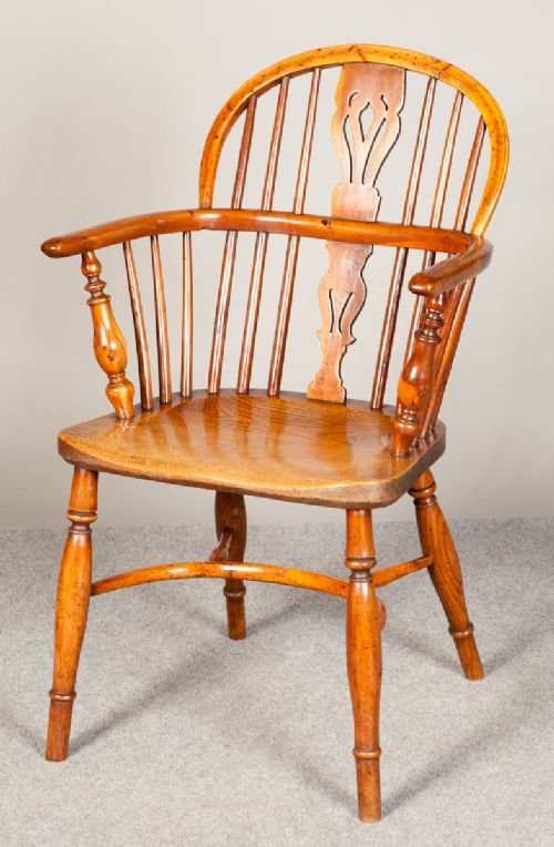 Yew Wood Windsor Chair by Nicholson of Rockley