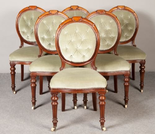 6 Mahogany Dining Chairs