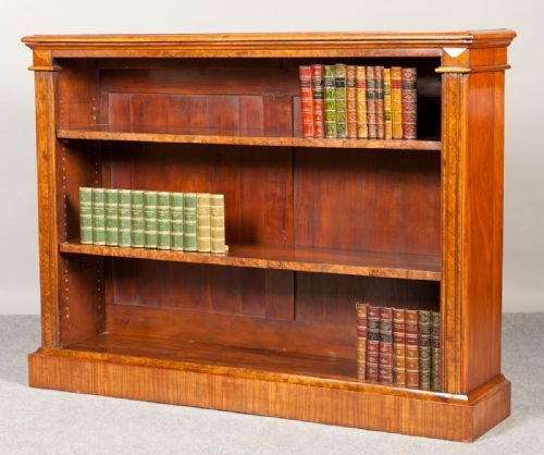 Victorian Burr Walnut Bookcase
