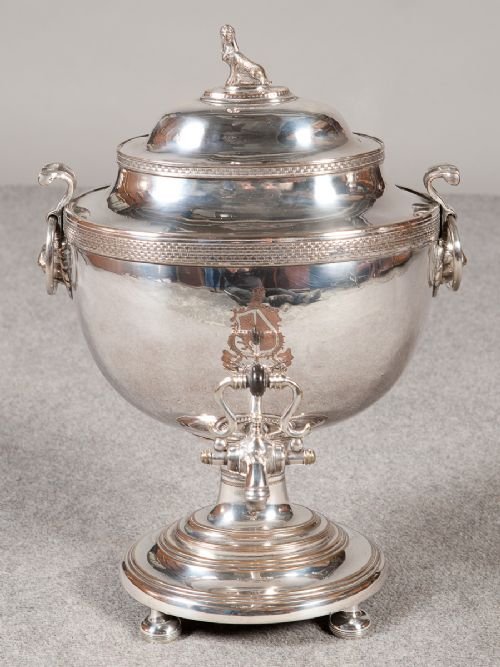 Regency Sheffield Plate Samovar.