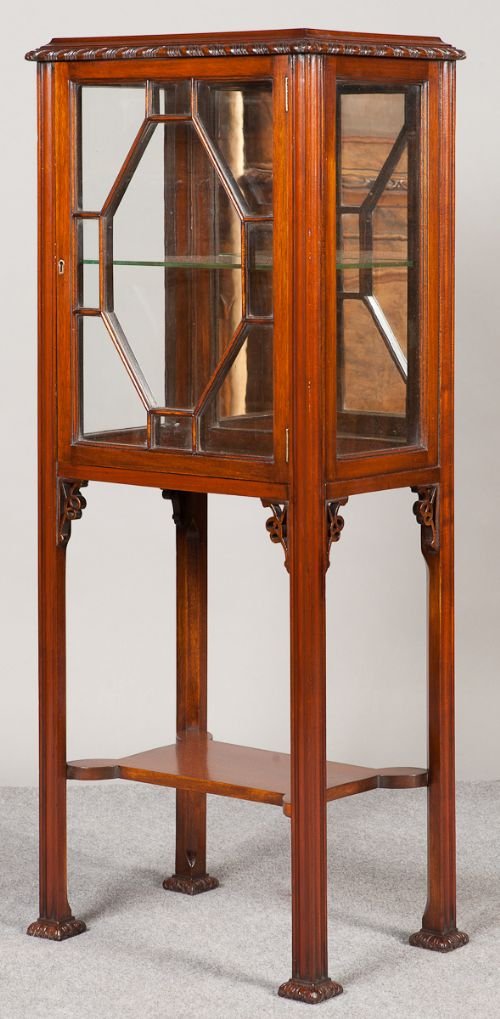 Mahogany Display Cabinet