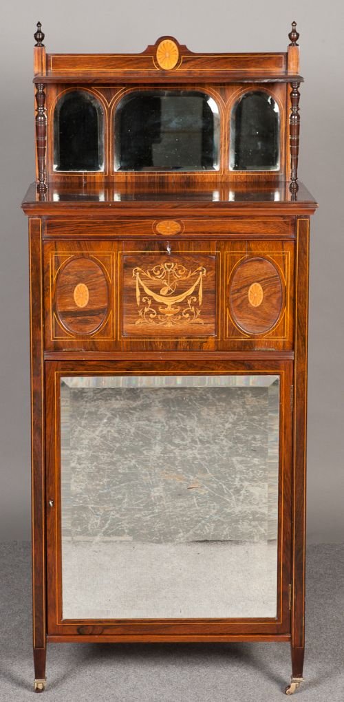 Rosewood Inlaid Cabinet