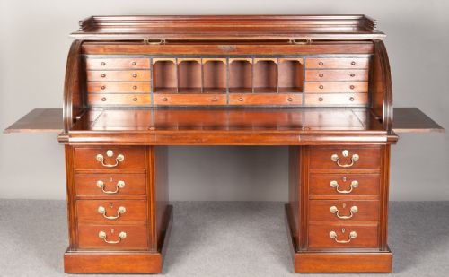 fig 1. Victorian Cylinder Top Desk