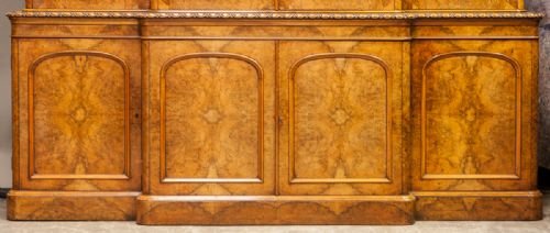fig 1. Victorian Breakfront Bookcase