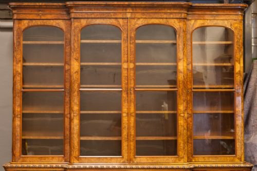 fig 2. Victorian Breakfront Bookcase