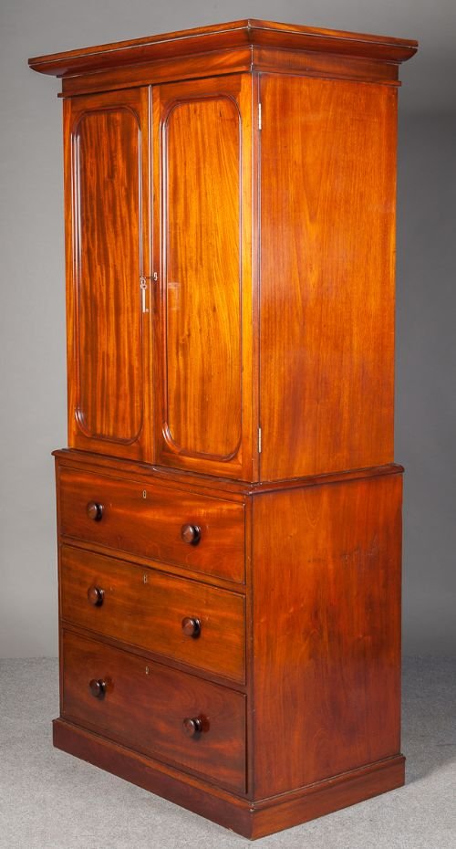 Victorian Cupboard on Chest