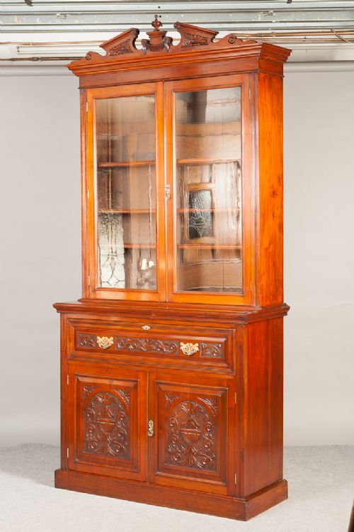 fig 1. Victorian Secretaire Bookcase