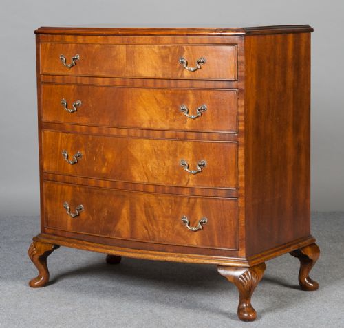Bow Fronted Chest by Hamptons of London