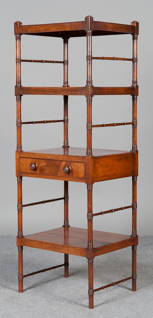 Regency Mahogany Whatnot