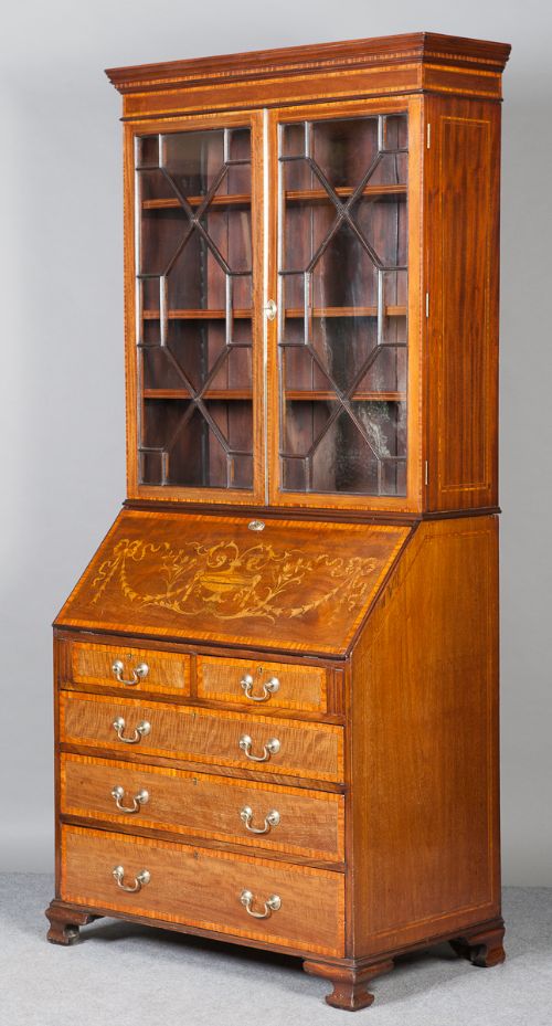 Sheraton Revival Bureau Bookcase