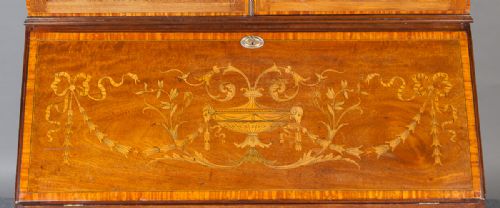 fig 1. Sheraton Revival Bureau Bookcase