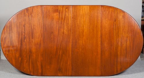 fig 1. Good Mahogany 2 leaf Extending Dining Table