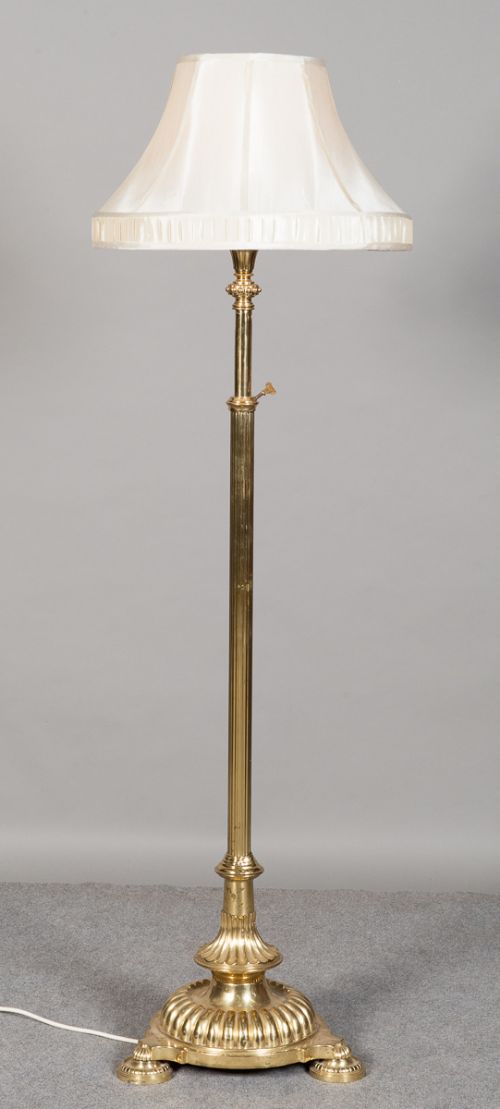 Brass Adjustable Standard Lamp