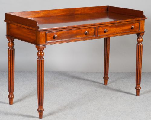 Mahogany Galleried Writing Table