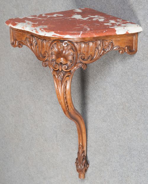 19th. C. Corner Consul Table.