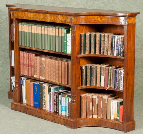 Walnut Open Bookcase