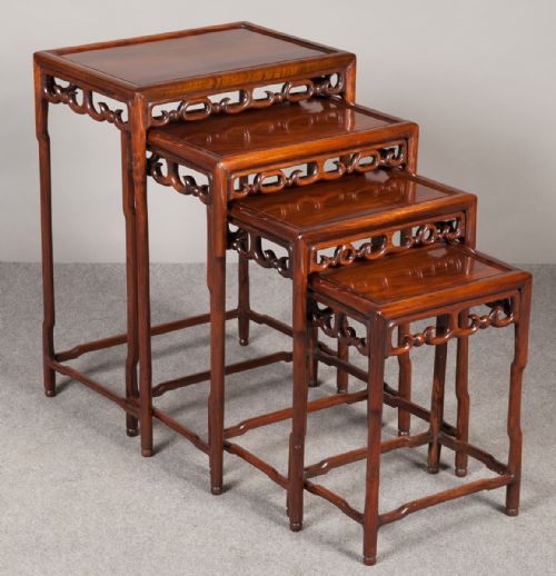 Oriental Nest of 4 Tables