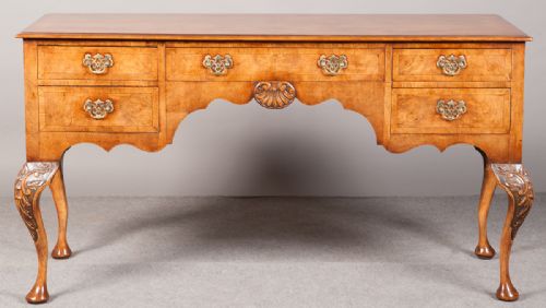 George I Style Walnut Sideboard - Dresser Base