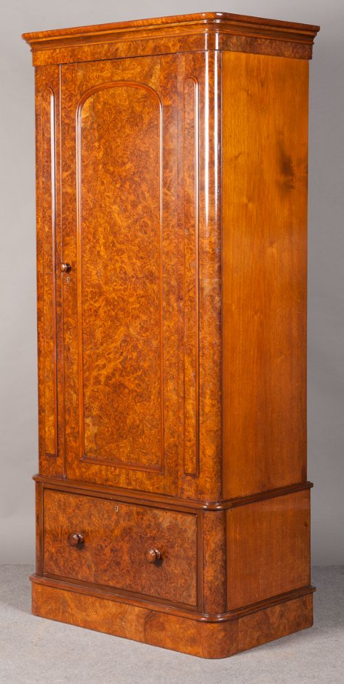 Superb Burr Walnut Wardrobe