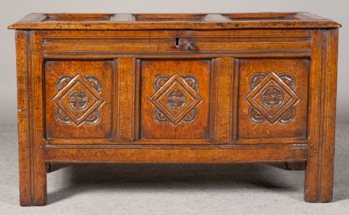 18th Century Small Oak Coffer