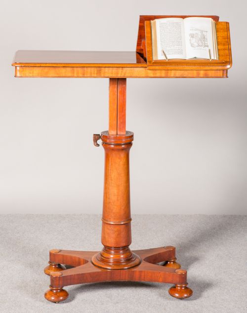 Mahogany Adjustable Reading/music/bed Table