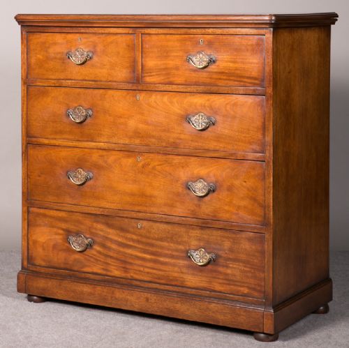 Mahogany Chest by Jas. Shoolbred.