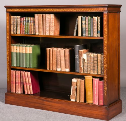 Inlaid Open Bookcase
