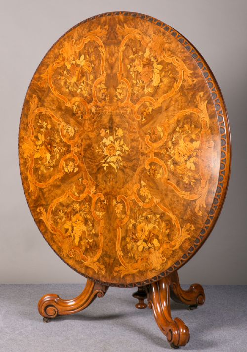 Fine Marquetry Inlaid Centre Table