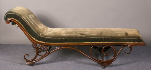 Unusual Bentwood Day Bed/ Chaise