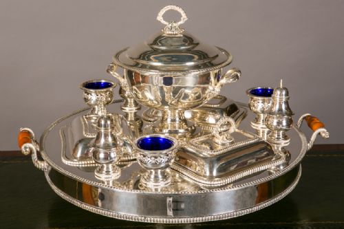 Fine Silver Plated Lazy Susan