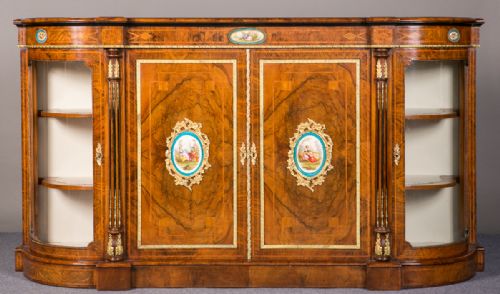 Fine Sevres Mounted Credenza