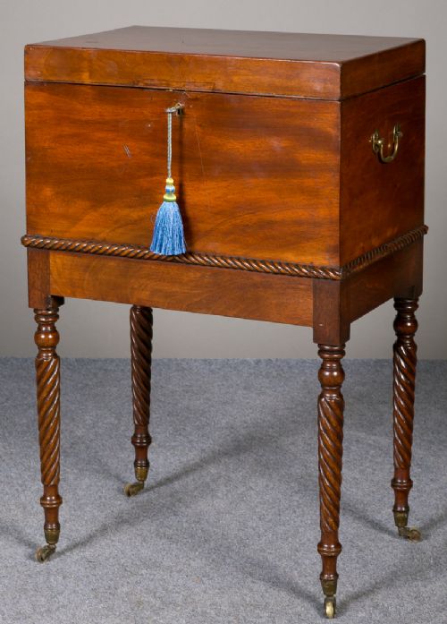 Irish Regency Cellarette from Millar & Beatty