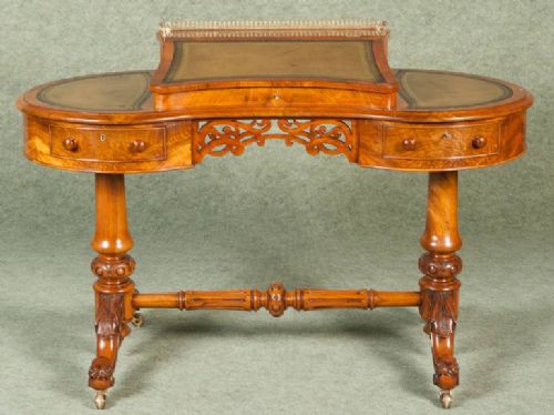 Kidney Shaped Writing Table