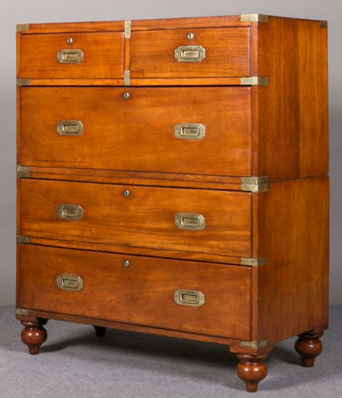 19th.c Military Campaign Chest