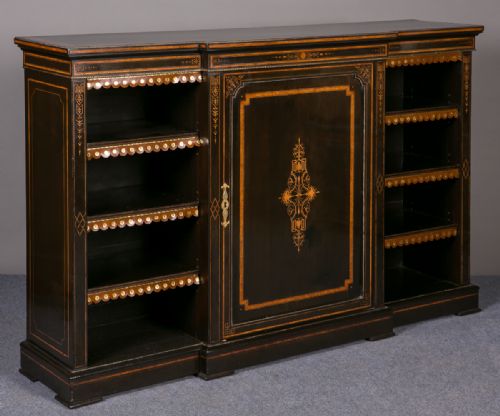 fig 1. Aesthetic Movement Bookcase/Side Cabinet