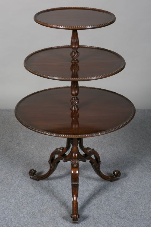 fig 1. Mahogany Circular Whatnot